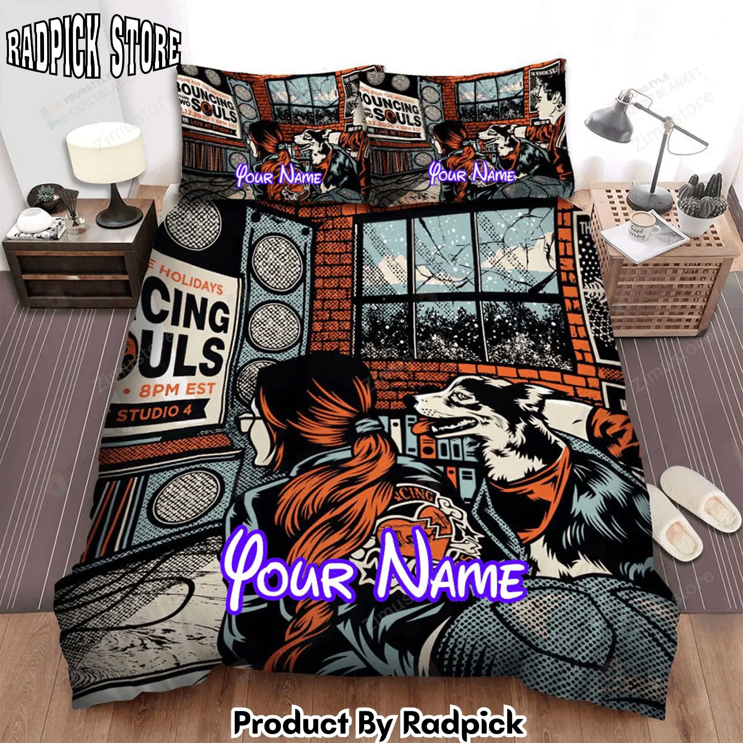 Radpick the bouncing souls band home for the holiday vol2 poster bed sheets spread comforter duvet cover personalized name bedding sets rp3271333